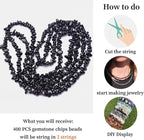 400pcs Natural Chip Stone Beads - Image 8
