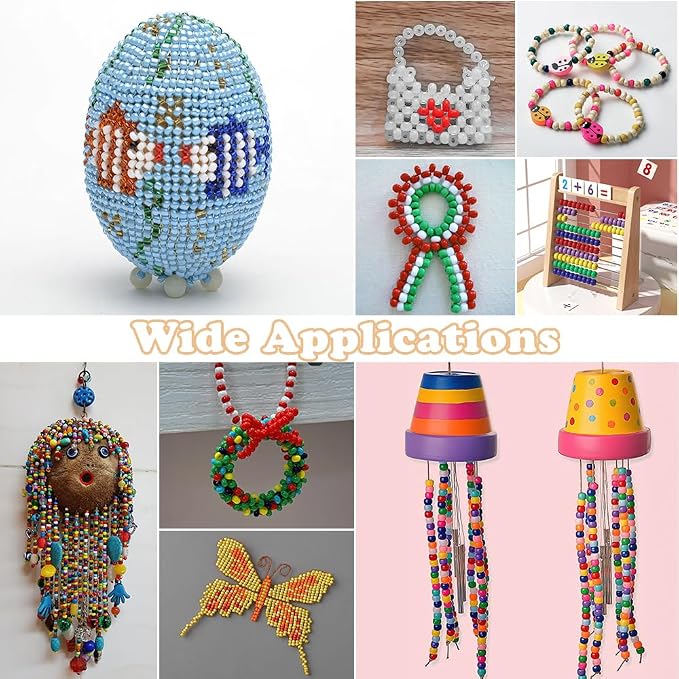 QPIXVB 1100PCS Pony Beads, Beads - Image 5