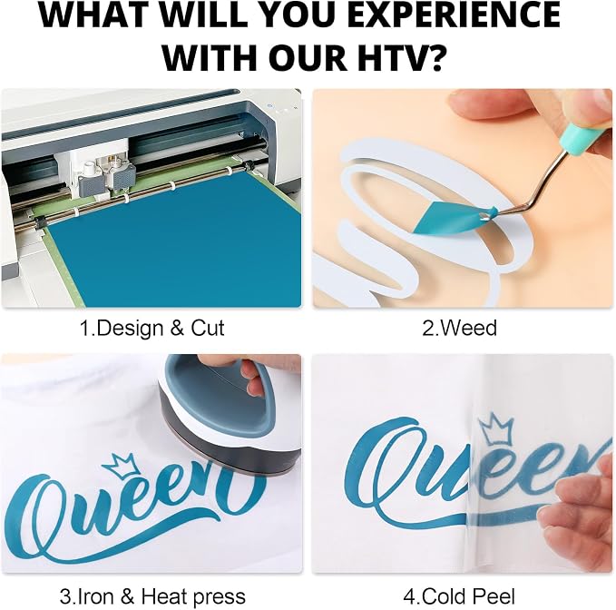 HTVRONT HTV Heat Transfer Vinyl Rolls - Image 4
