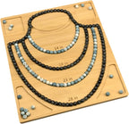 Petoysoso Bead Board for Jewelry Making, Bamboo Necklace Making Supplies - Image 3