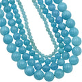 AD Beads Natural Gemstone Round Loose Beads 15" by ADBeads