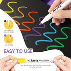 Arrtx 150 Colors Markers Paint Pens, Acrylic Paint Pens - Image 5
