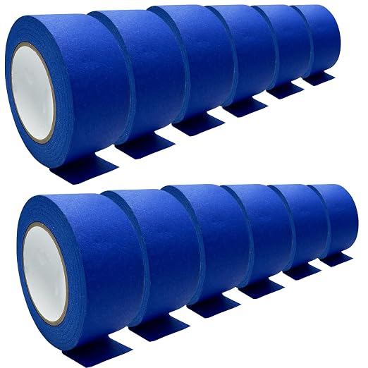 SmaringRobot Premium Blue Painters Tapes, Paint Tape, No Residue & Easy Removal by SmaringRobot