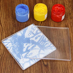 QWORK 6x6 Inch Gel Printing Plates 12 Pack, Reusable Monoprinting Plates - Image 2