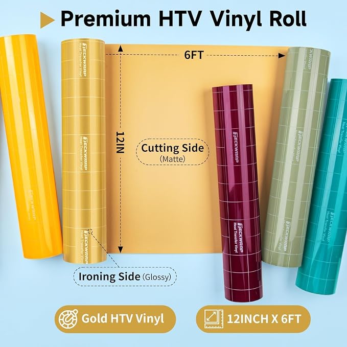 TECKWRAP Heat Transfer Vinyl for T-Shirts, 50+ Washes, REACH Certified & Dryer - Image 2