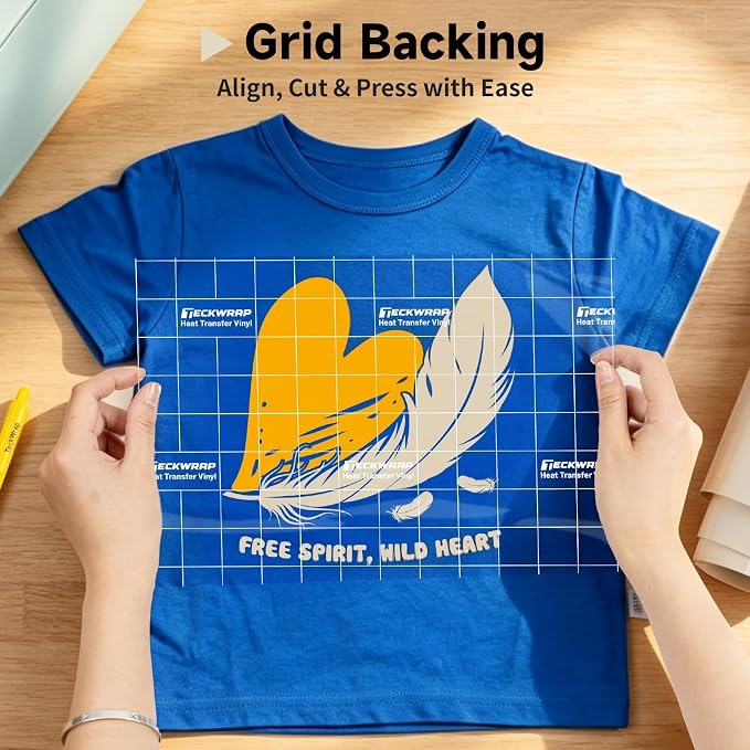 TECKWRAP Heat Transfer Vinyl for T-Shirts, 50+ Washes, REACH Certified & Dryer - Image 4