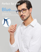 ANRRI Blue Light Blocking Glasses, Anti Eyestrain Lens Lightweight Frame - Image 2