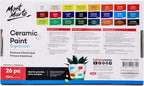 Mont Marte Ceramic Paint Set Signature 26 x 0.7 US fl.oz Multicolor, Vibrant - Image 9