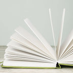 Prudiut 5" x 5" Hardcover Pocket Sketchbook, 80 Sheets, Emerald Green | 160gsm - Image 4