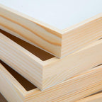 Wooden Nested Serving Trays – Unfinished Square Trays - Image 7