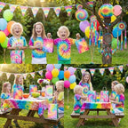 JOYGATHER 24 Pcs Tie Dye Party Favors Bags - Image 7
