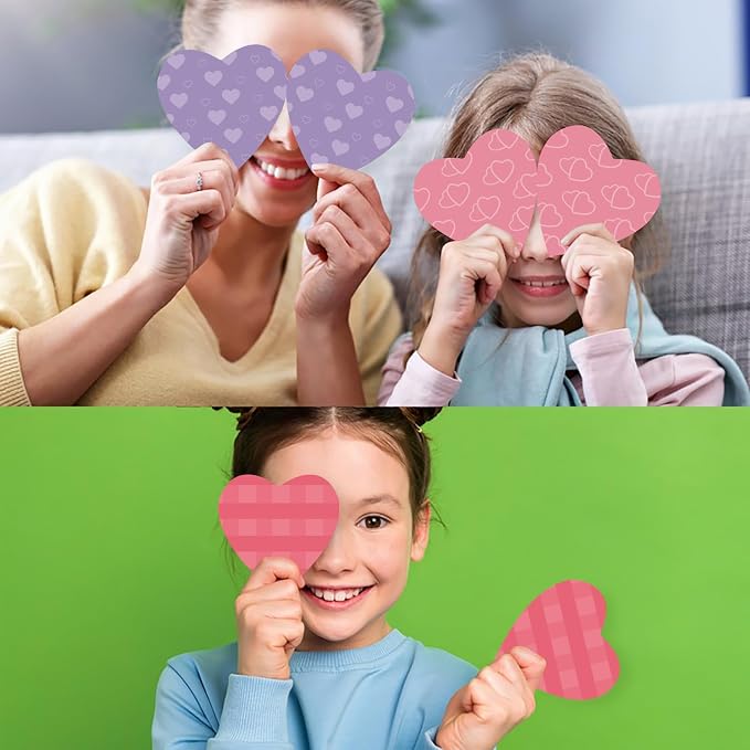 90 Pieces Heart Cutouts Paper Hearts Heart Shape Cards 5.5 Inches Large - Image 7