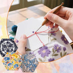 420 PCS Piecing Paper for Quilting 1", 1.5"and 2" Hexagon Quilting Template | - Image 5