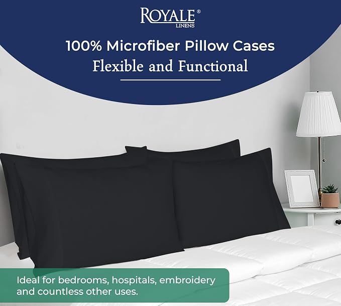 Royale Linens Standard Pillowcase Set of 2 - Image 6
