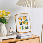 5x7 Picture Frame, Ornate Photo Frame White & Gold, Hand-Crafted Resin Table - Image 4