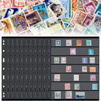Gersoniel 30 Pieces stamp collecting supplies stamp collector pages Album sheets by Gersoniel