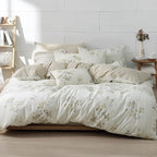 LEMIROE Floral Cotton Comforter King Size by LEMIROEBEDDING