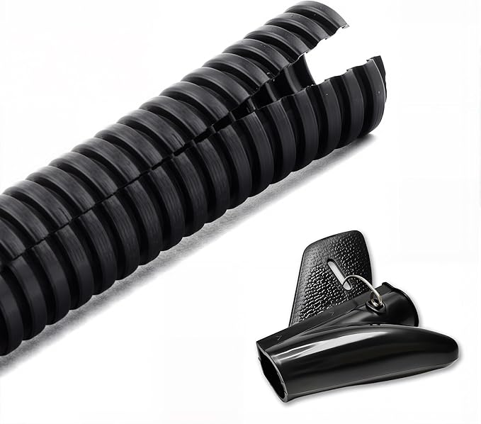 ZhiYo 20FT 1” Wire Loom Split Tubing Auto Wire Conduit Flexible Cover by ZhiYo
