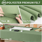 Sage Green Felt Fabric Sheet 36" X 36", 1.4mm Thick Large Soft Durable Flexible - Image 5