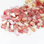 1.1lb Irregular Crystal Mosaic Tiles, Small Mosaic Tile DIY Hobbies Children by BTMIEY
