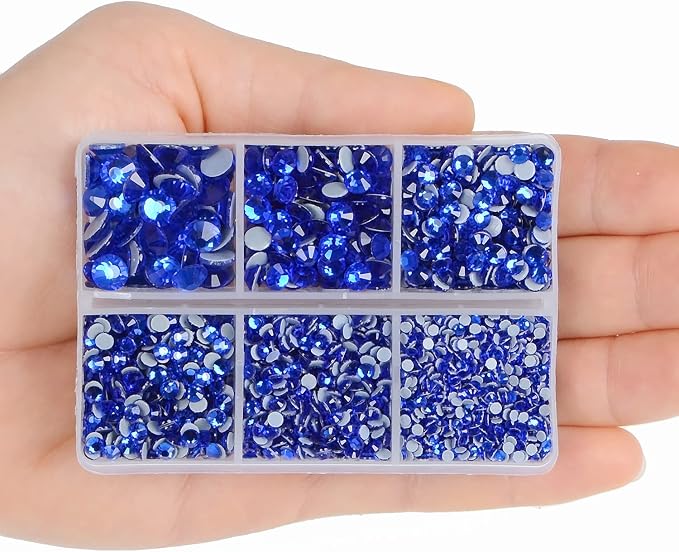 4000Pcs Hot Fix Round Crystals Gems Glass Stones Hotfix Flat Back Rhinestones - Image 6