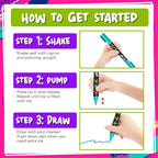 Chalkola 20 Dual Tip Acrylic Paint Markers - Image 8