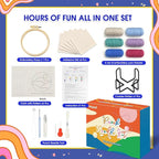 yuegool 6PCS Landscapes Punch Needle Coasters Kit, Easy DIY Punch Needle - Image 2