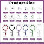 Swpeet 372Pcs 6 Colors 25mm - Image 2