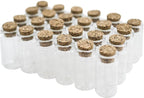 Super Z Outlet Mini Clear Glass Jars Bottles - Image 3