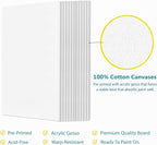 KEFF 12-Pack Bulk Canvas Boards, 9x12 Canvas - Image 3