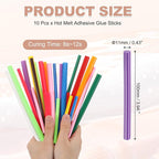 PATIKIL Hot Glue Sticks for Glue Gun, Dark Purple - Image 2