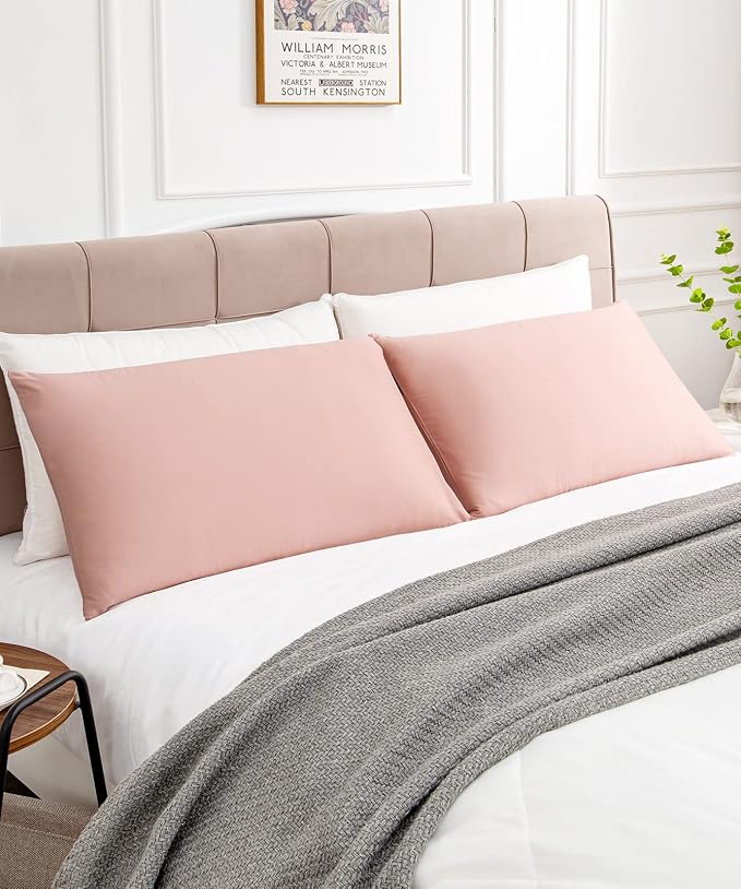 Warmstar Cotton Pillow Cases Queen Size Set of 2, 600 Thread Count Pillowcases - Image 2