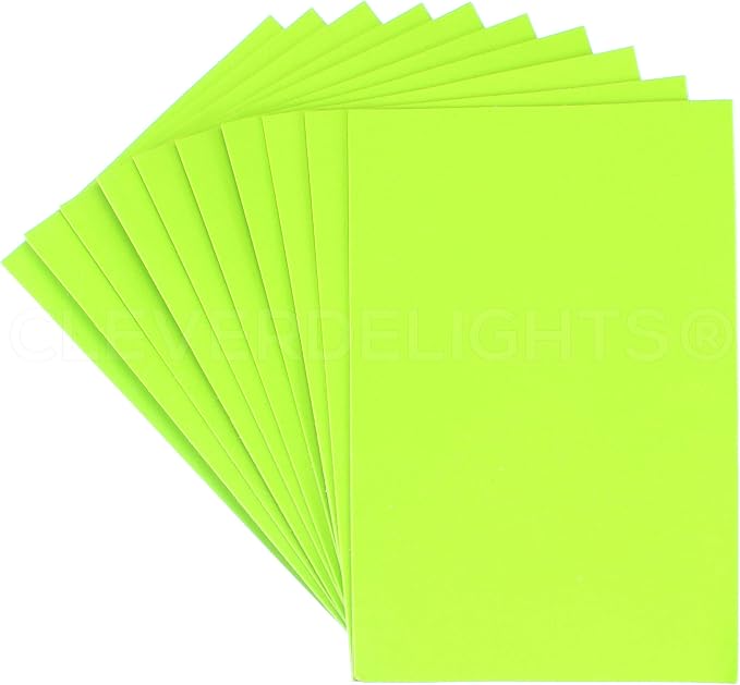 10 Pack - CleverDelights 8" x 12" Foam Sheets - Assorted Colors - Large Self - Image 8