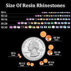 2500pcs 5mm Resin Rhinestones Bulk - Image 3