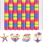Tintnut Gradient Permanent Vinyl 8 Pcs12x10in Pink Blue Adhesive Vinyl | by Tintnut