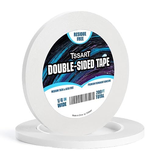 Ultra-Thin Permanent Double-Sided Tape by TSSARTtape