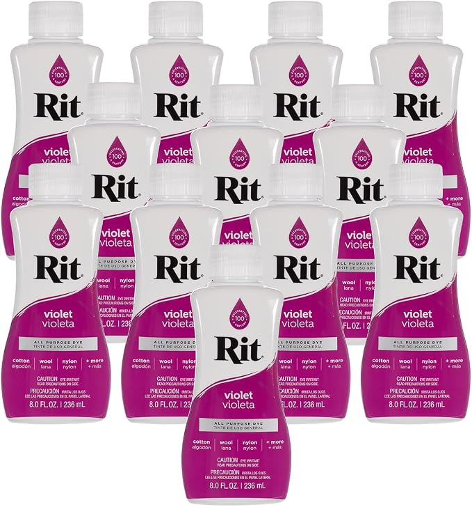 Rit Dye – 8 Oz. Liquid Fabric Dye by CraftCounty