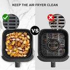 Square Silicone Air Fryer Liners 2 Pack, Compatible - Image 5