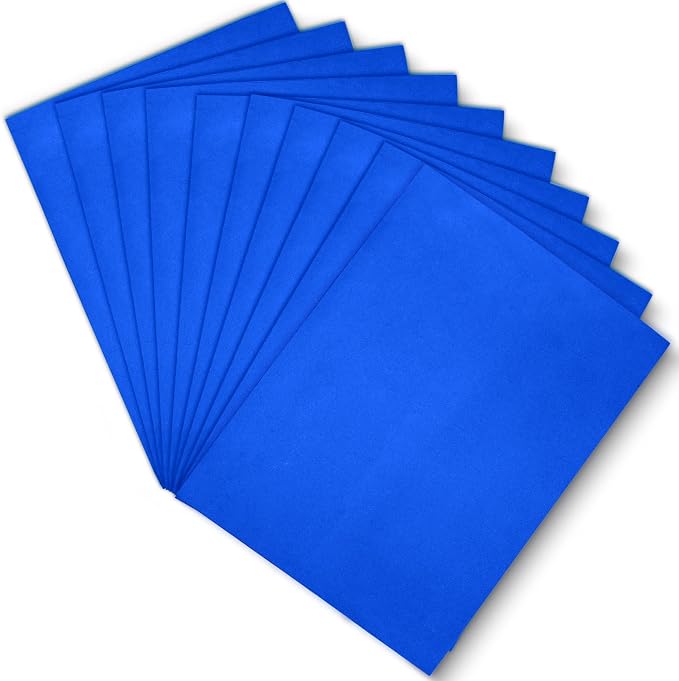 Blue EVA Foam Sheets, 9 x 12 Inch, 2mm Thick Handicraft Foam Paper - Image 7