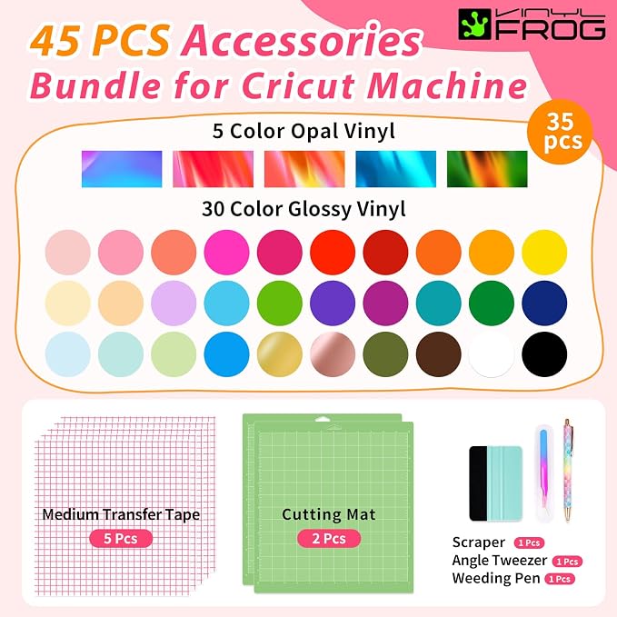 VINYL FROG 45PCS Accessories Bundle - Image 2