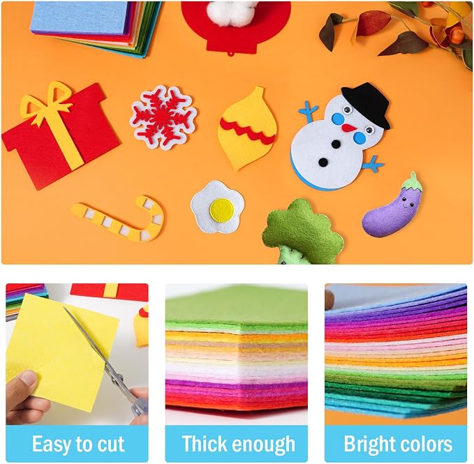 40PCS Felt Fabric Sheets Craft - Image 5