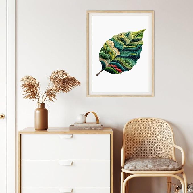 MYS AUR Wooden Puzzles for Adults, Nature Leaf Jigsaw Puzzle 300 Pieces - Image 5