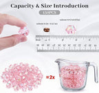 DomeStar Pink Fake Ice, Plastic Crystals Gems, Vase Fillers DIY Craft Makeup - Image 2