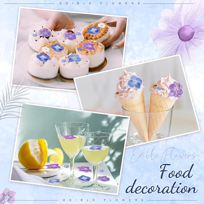 96 Pcs Natural Dried Pressed Edible Flowers - Image 4