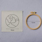 Avtytsda 6PCS Punch Needle Coaster Kit, Easy Punch Needle DIY Embroidery Set - Image 6