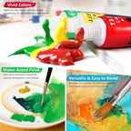 Colorful Fabric Paint Set for Clothes 24 Colors - Image 2