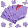 Lavender Soft Felt Sheets for Crafts, 1.6mm Thick, Kids' Crafts, DIY Projects by Grainear