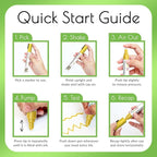 5 Metallic Acrylic Green Paint Pen - Image 9