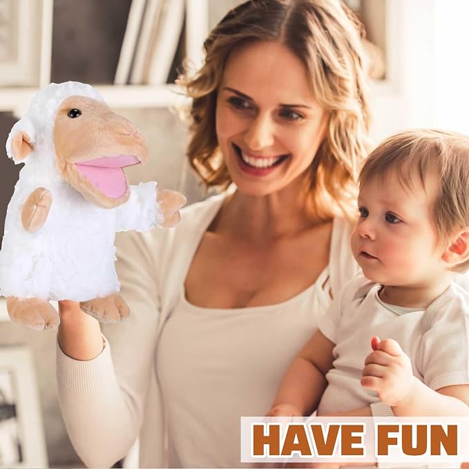 Liliful 6 Pieces Animal Hand Puppets Kids Hand Puppets - Image 6
