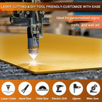 Gold Acrylic Mirror Sheet 11.8” x 11.8” x 1/8”, 2 Pack ALCCIFI Reflective - Image 6